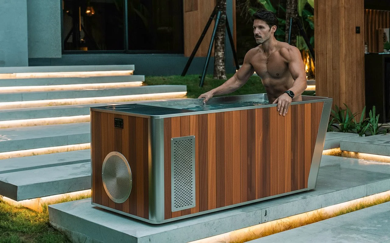 Peakspan G5 red cedar cold plunge